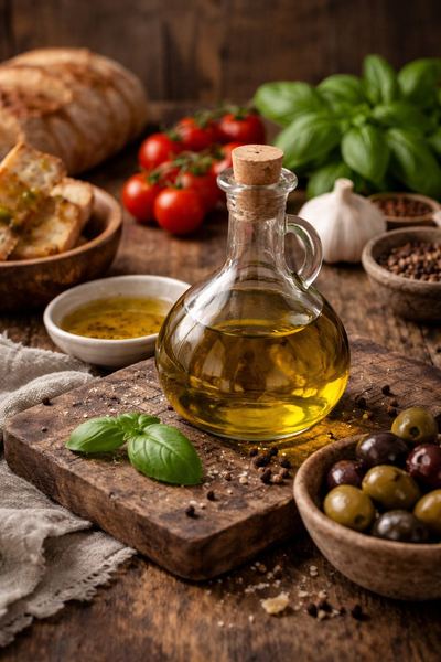 Kallpressad italiensk Extra Vergine olivolja 500 ml — syrahalt under 0,8%